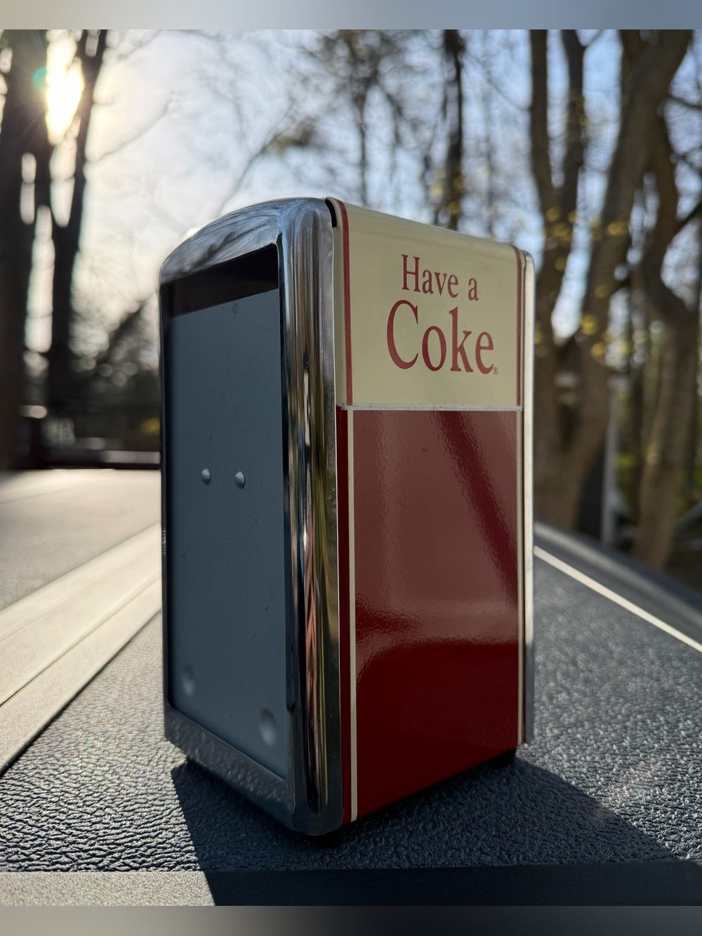 Vintage- Rare Coke-Cola "Have A Coke"
Napkin Dispenser- 1992